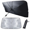 Universal Foldable Car Sun Shade Umbrella – Windshield UV Protection & Heat Blocker, Portable Easy-Use Car Cover